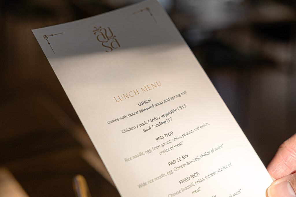 Lim Ros Thai Restaurant Lunch Menu