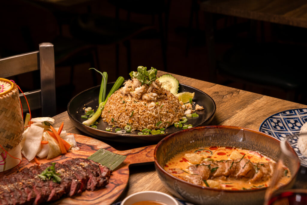 Thai dishes at Lim Ros