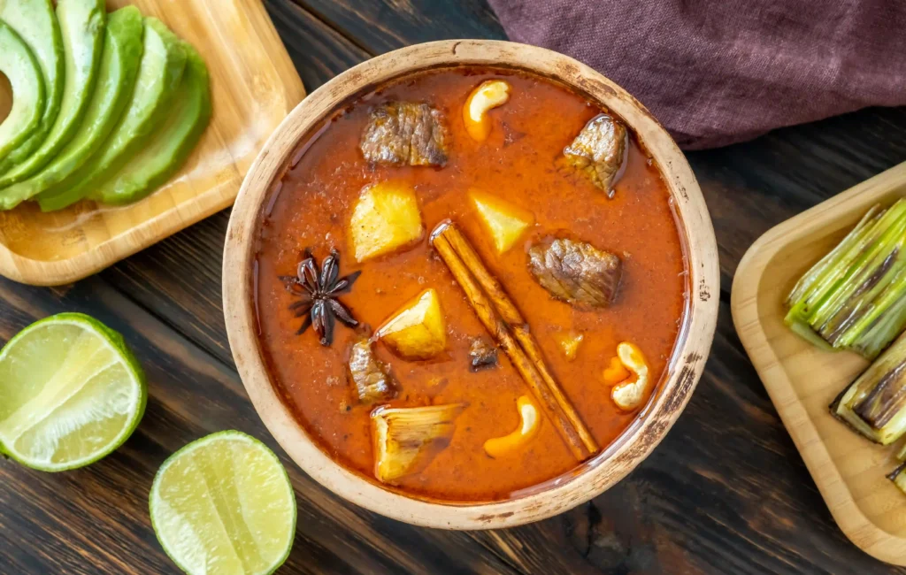 flavorful Massaman curry with potatoes and beef