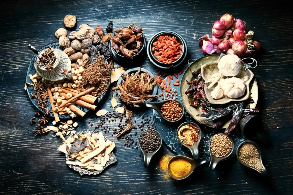 spices in Thai food